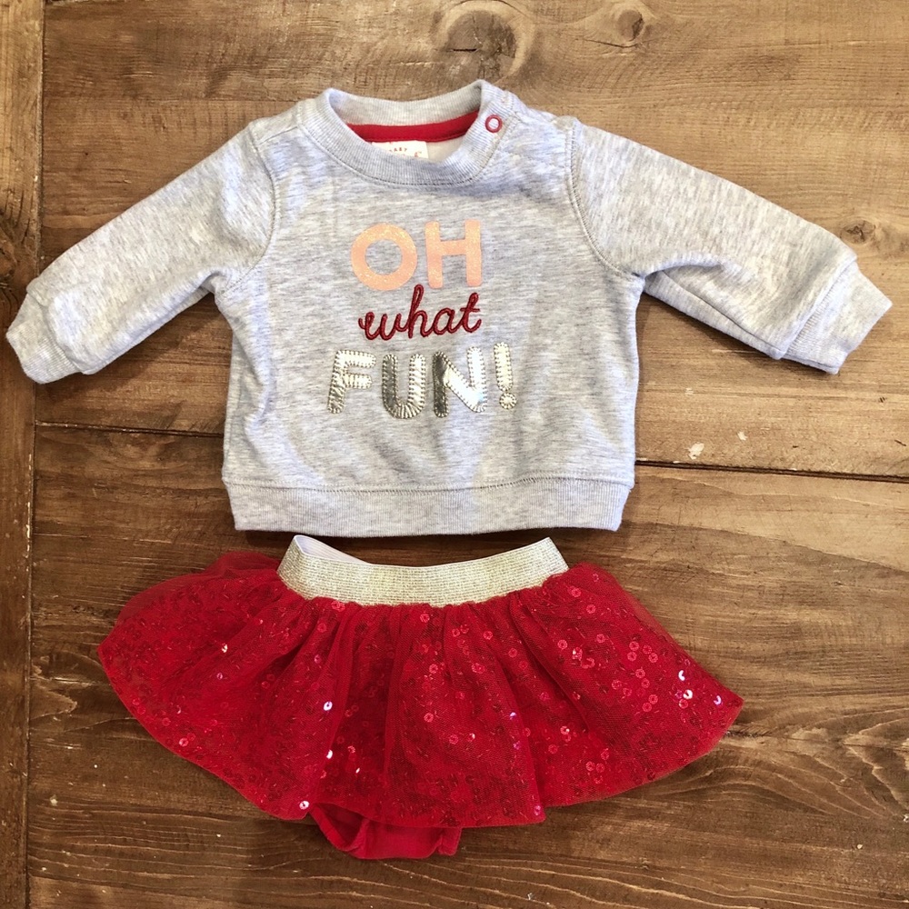 Baby girl holiday outfit
